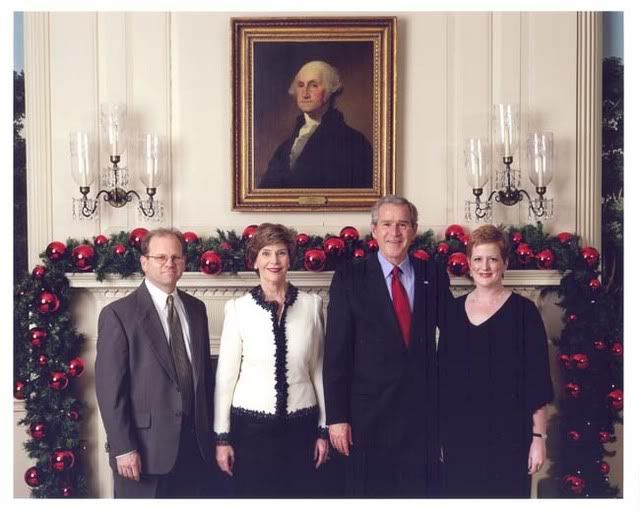 Me, Mrs. Bush, the President and Traci